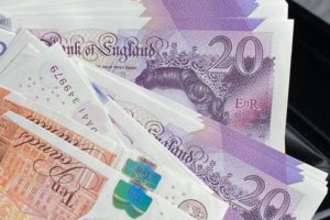 Fake British bank notes for sale